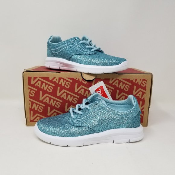 vans glitter blue